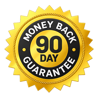 90-day money-back guarantee